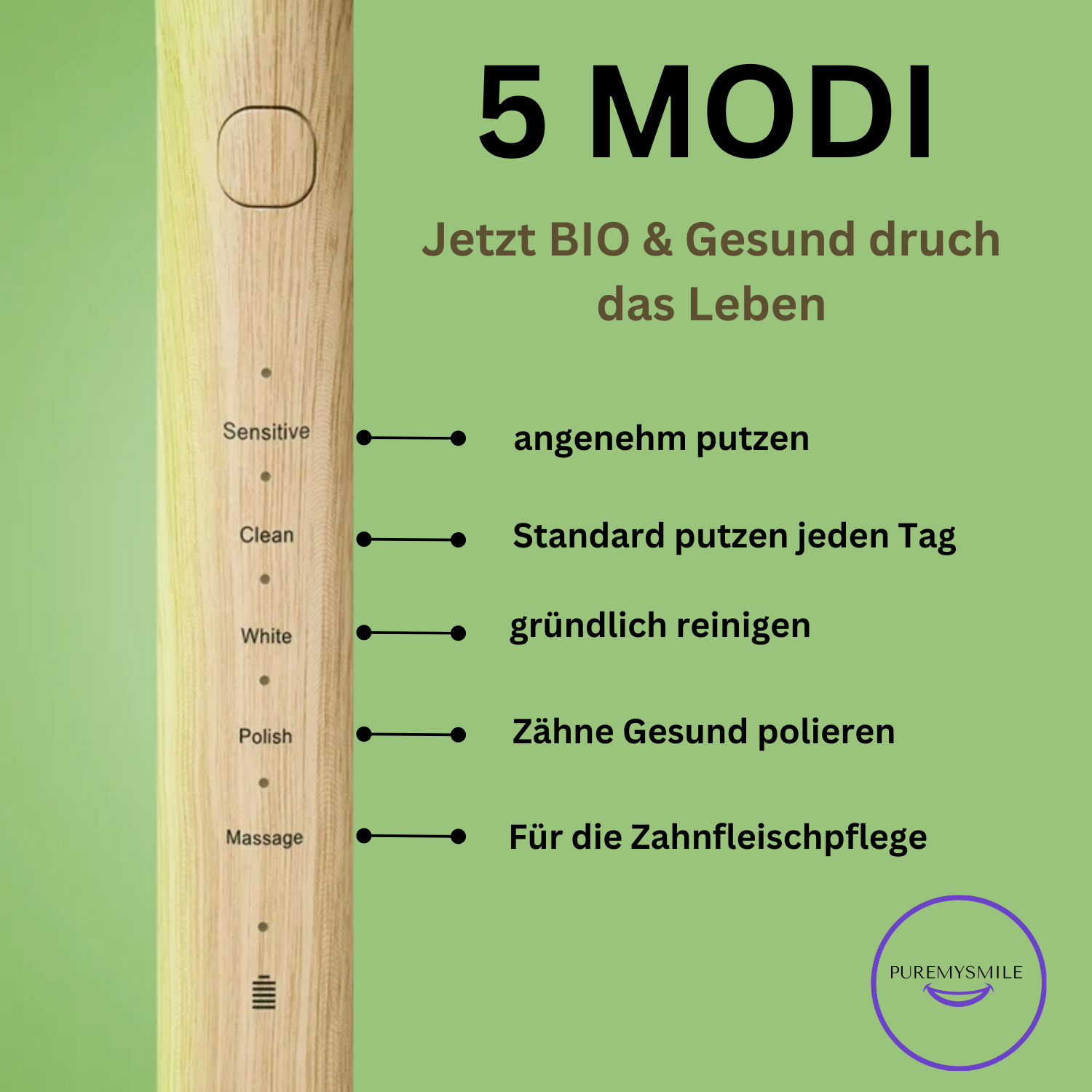 Bamboo - Schallzahnbürste