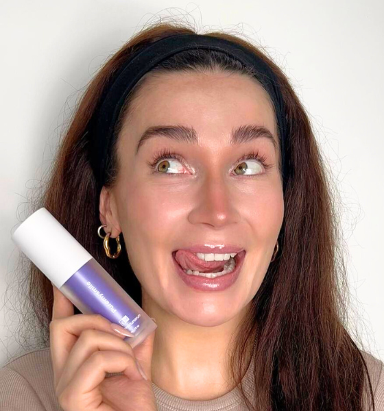 Creator mit Puremysmile Produkt Farbkorrekturserum